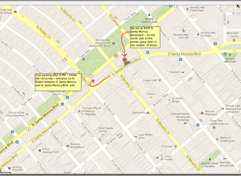 Parking for Beverly Hills events