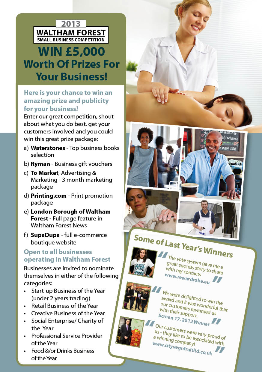2013 Waltham Forest Small Business Competition