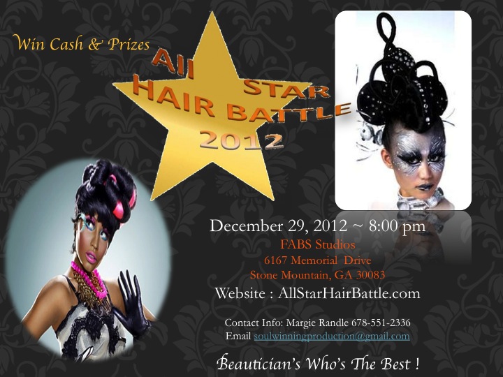 All Star Hair Battle Flyer All Star Hair Battle Flyer