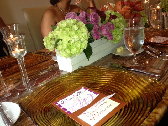 Flowers Dinner with the WEDucator