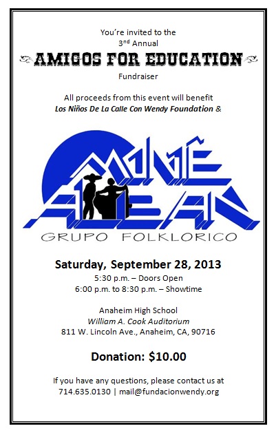 Amigos for Education Fundraiser