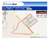 Moonlight 5K Course Map