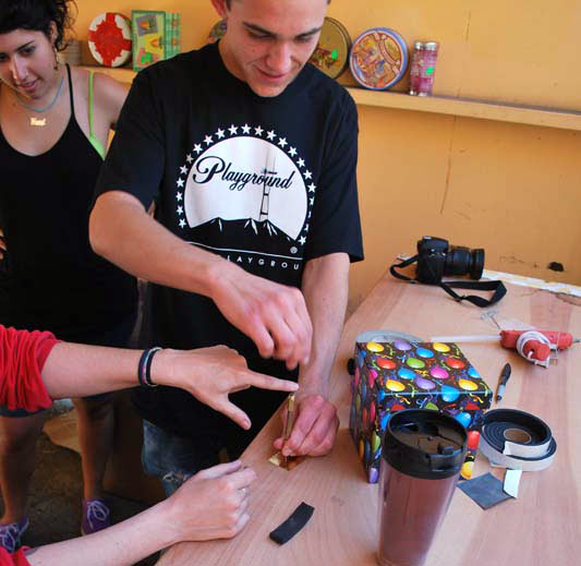 Worldwide Pinhole Photography Day 2010, making a camera making a pinhole camera