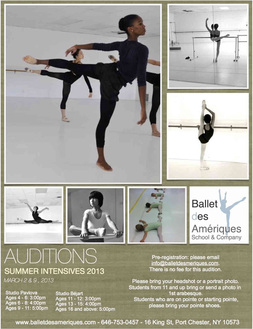 Summer Intensive 1 Ballet des Amériques Summer Intensive 1 Ballet des Amériques