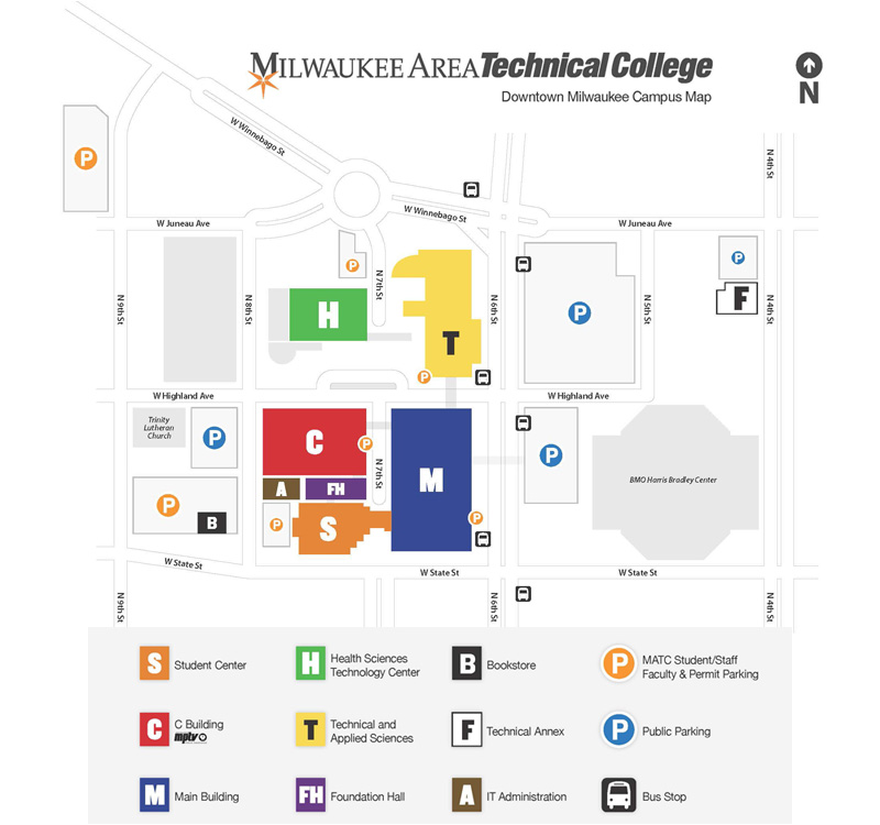 Downtown Campus MAP