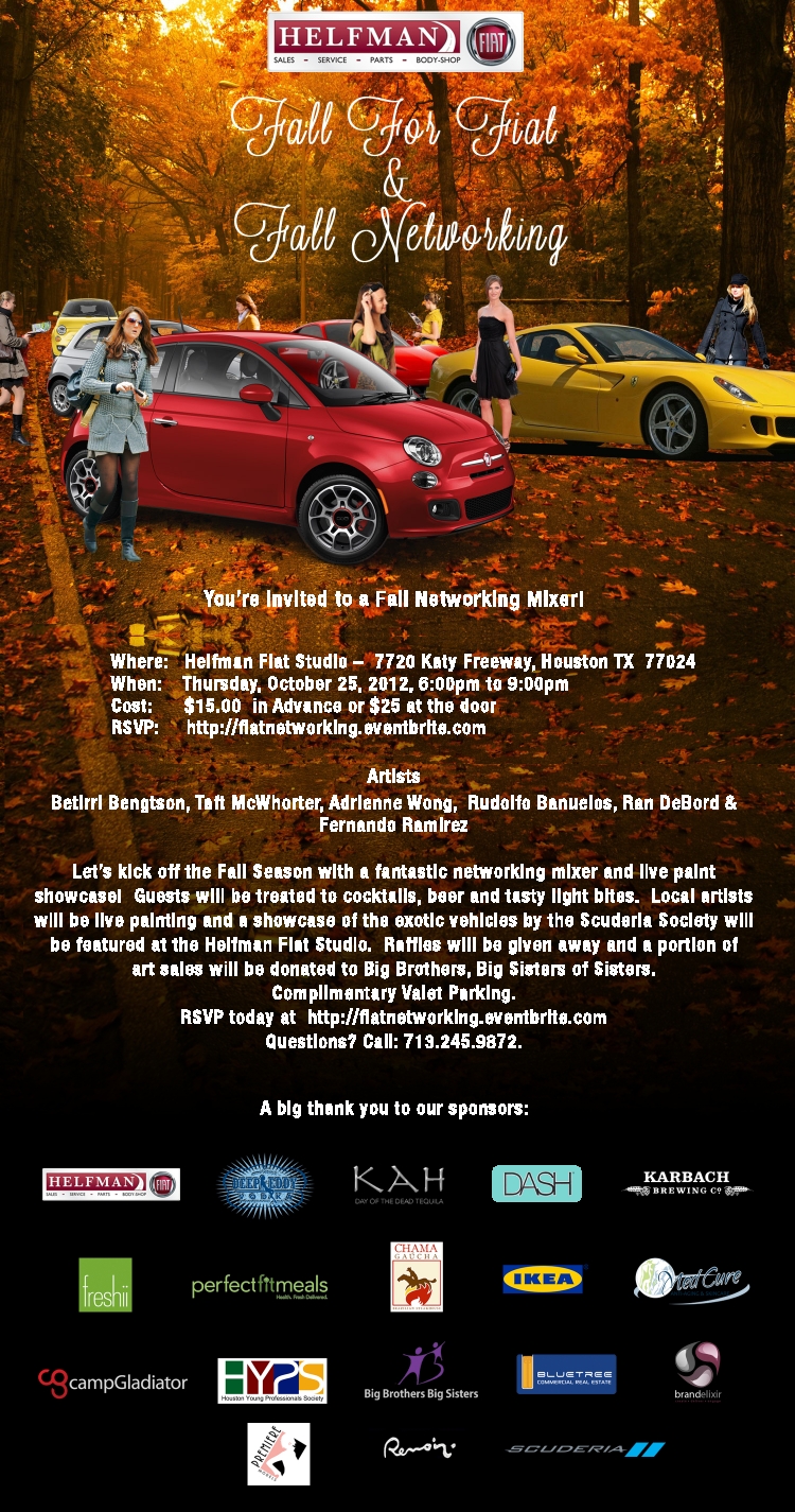 Fall For Fiat Invitation