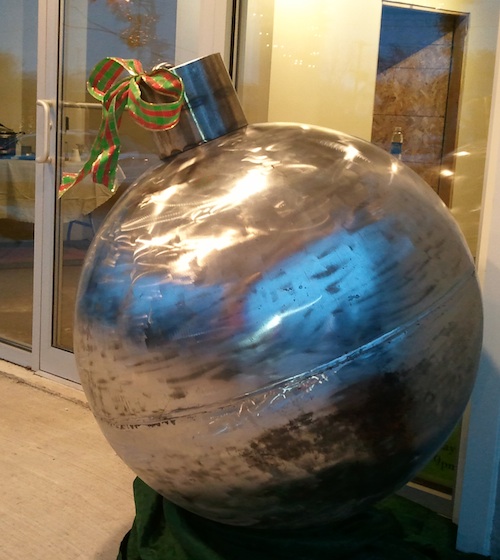 Giant Christmas Ornament - Dean Allen Studio Lodi WI