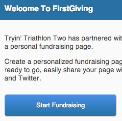 FirstGiving screenshot