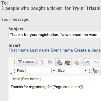 FirstGiving screenshot