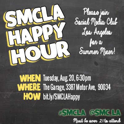 SMCLA Happy Hour Summer Mixer 8/20