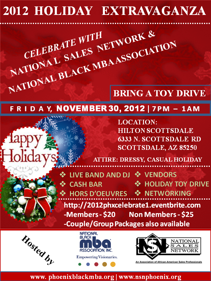 2012 Holiday Extravaganza Holiday Event with NBMBAA and NSN