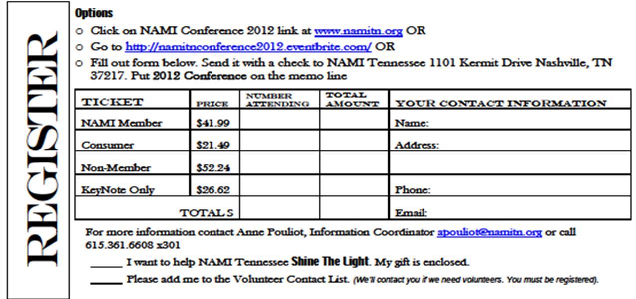 Register by mail paper ticket link