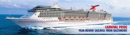 7 Day Bahamas Cruise from Baltimore, MD Carnival Pride Sails on Sunday ...