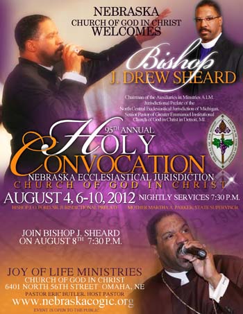 95th Annual Holy Convocation-Nebraska Church of God In Christ Tickets ...