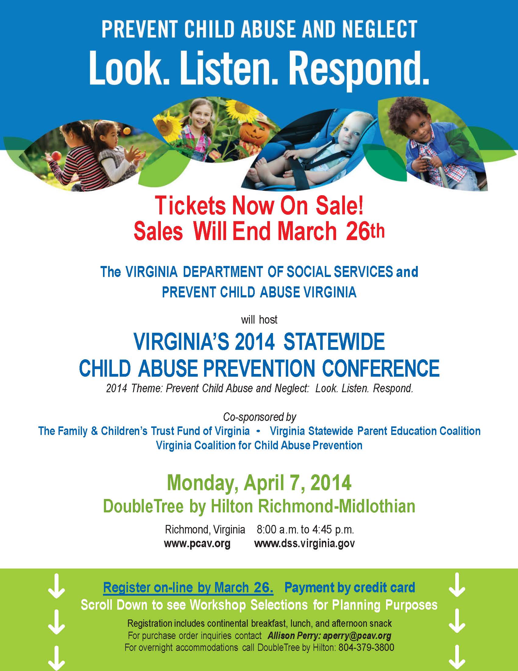 VIRGINIA’S CHILD ABUSE PREVENTION CONFERENCE Tickets, Mon, Apr 7, 2014 ...