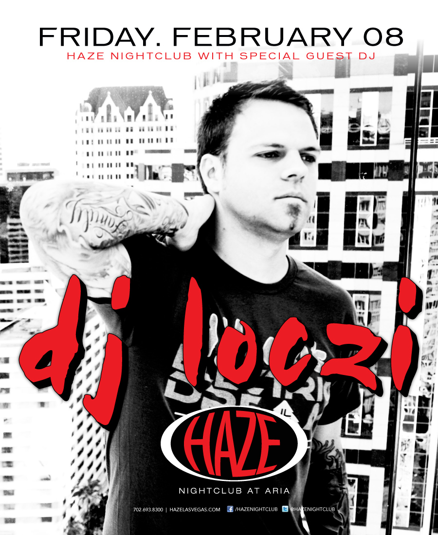 DJ Loczi special guest set at HAZE Nightclub at Aria in Las Vegas