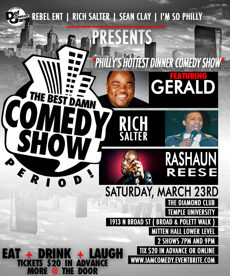 THE BEST DAMN COMEDY SHOW PERIOD Philly hottest new dinner comedy show