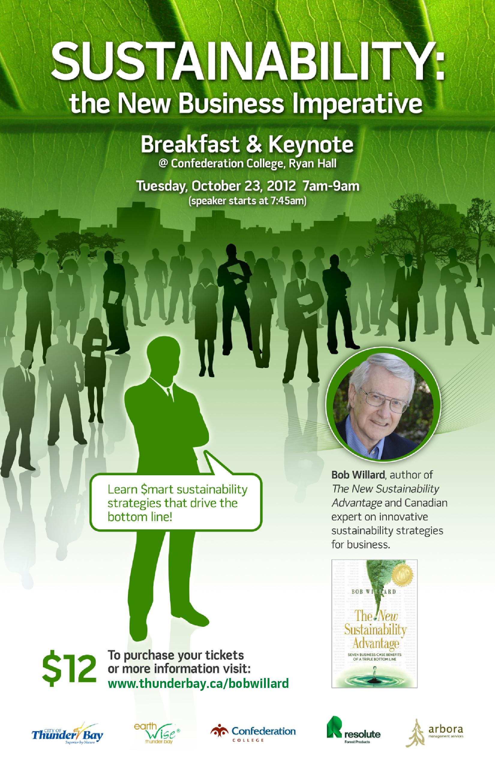 Sustainability The New Business Imperative Breakfast And