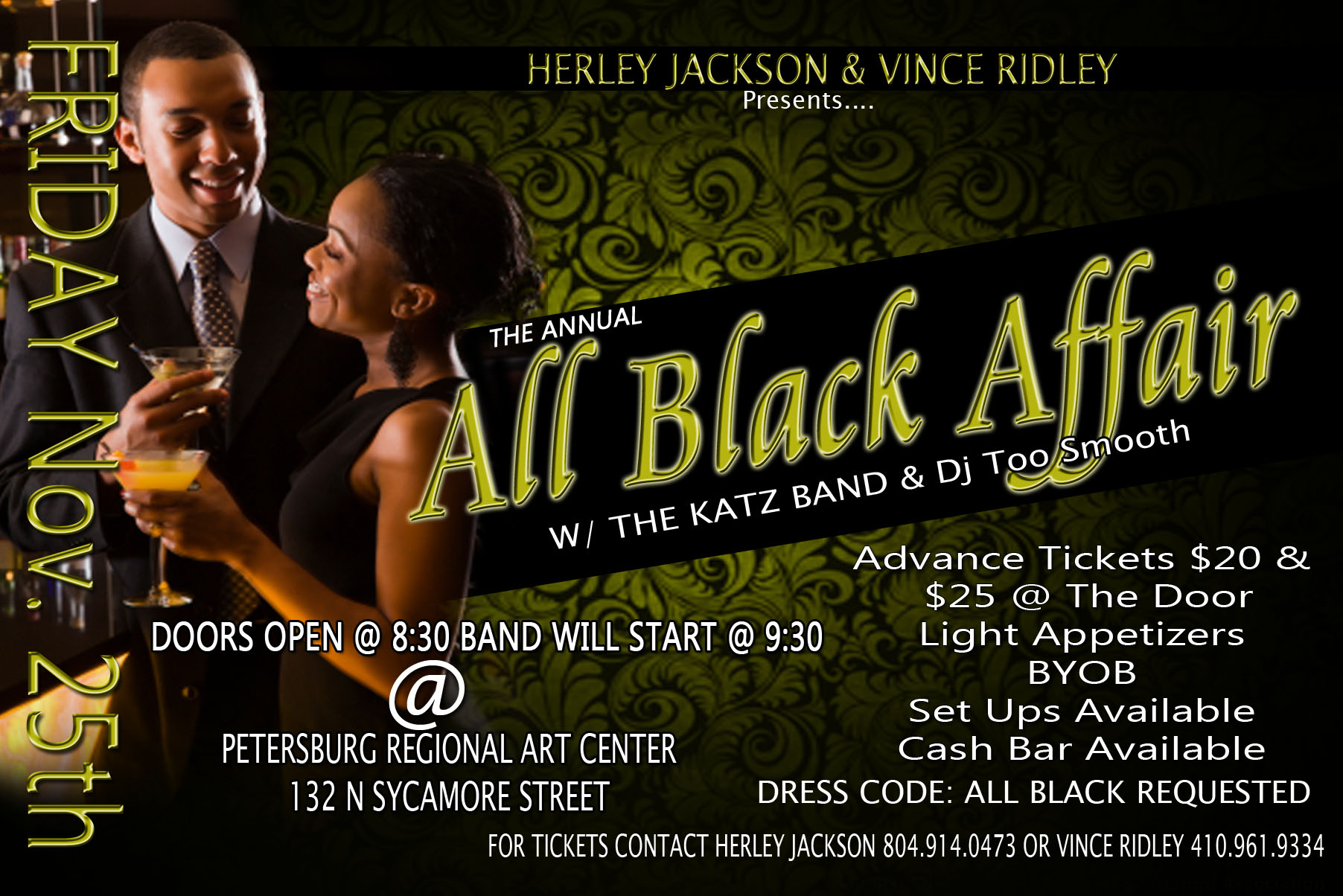 The Annual All Black Affair Tickets, Fri, Nov 25, 2011 at 830 PM