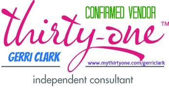 Confirmed Vendor - Gerri Clark, Thirty-One Bag thirty-one - Gerri Clark www.mythirtyone.com/gerriclark