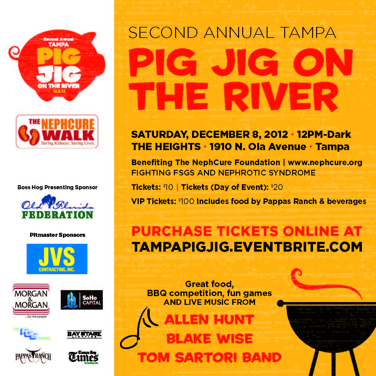 Tampa Pig Jig on the River Tickets, Tampa Eventbrite