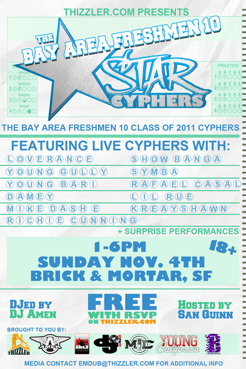 The Bay Area Freshmen 10 Star Cyphers