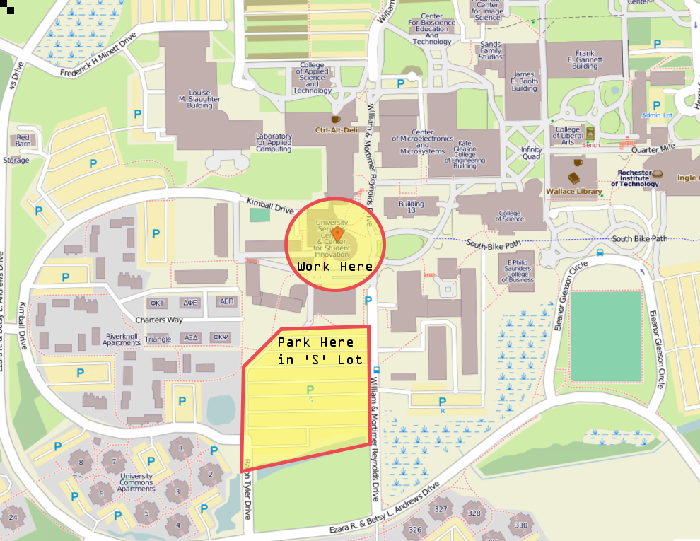 zoomed in map