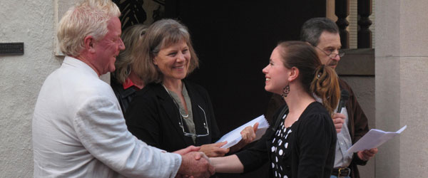 Weston Scholarship winner