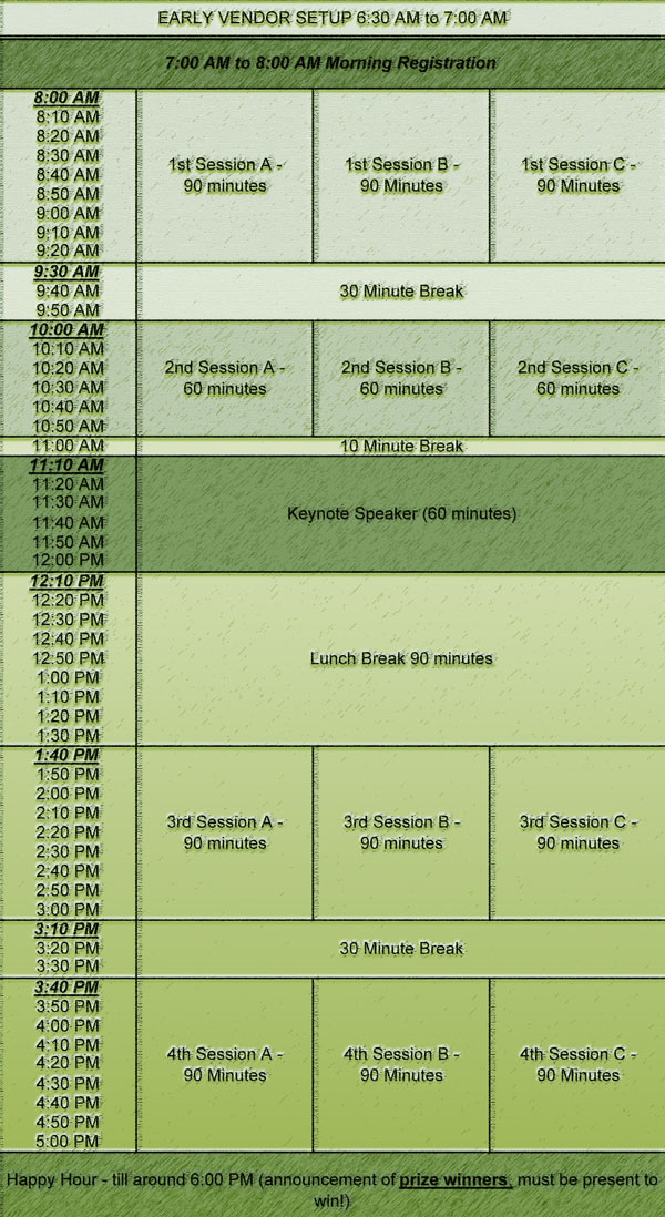 SCHEDULE SCHEDULE