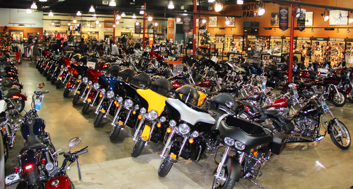 Biggs Harley-Davidson Show room