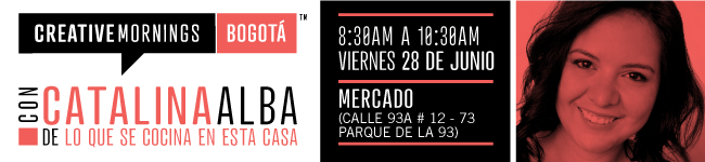 CreativeMornings/Bogotá con Ana Sánchez