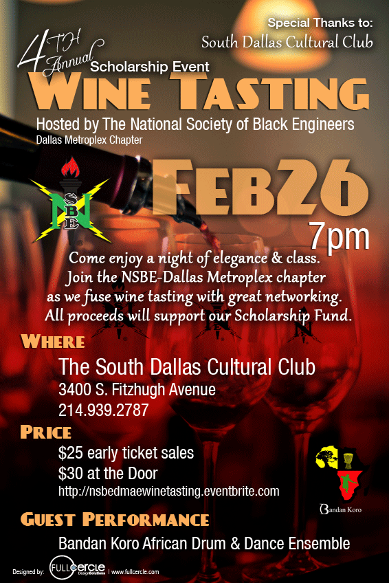 2011 Wine Tasting Flyer