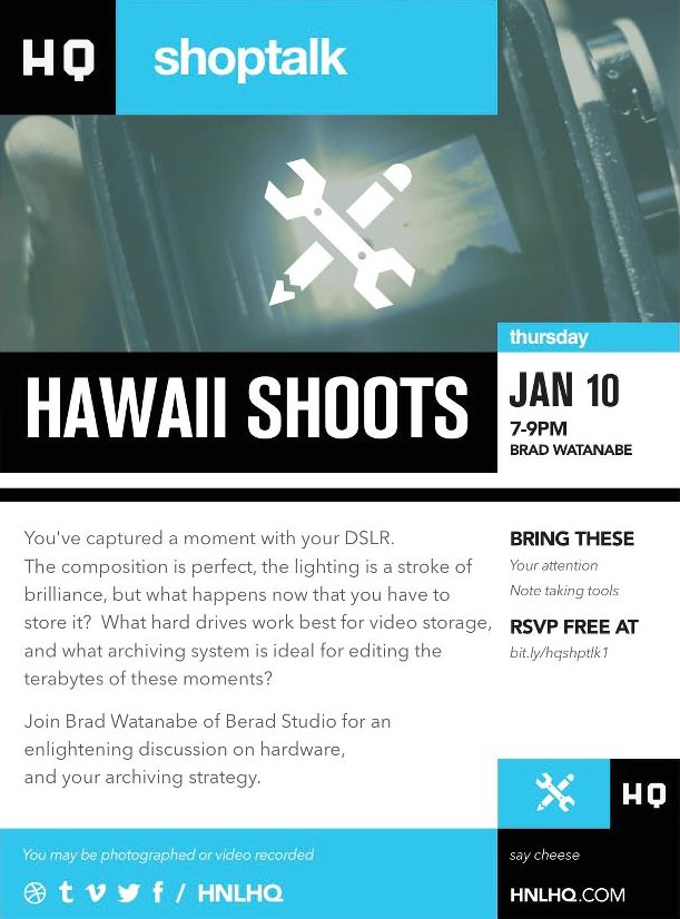 Hawaii Shoots Flyer Hawaii Shoots Flyer