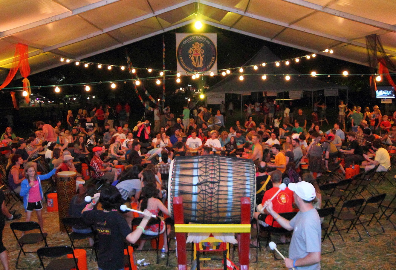 24 hr non-stop Drum Circle DRUMSTRONG 24 hr non-stop Drum Circle