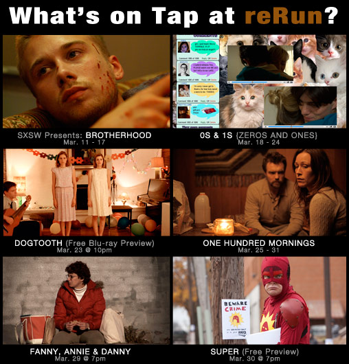 What's on Tap at reRun? What's on Tap at reRun?
