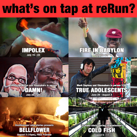 What's on Tap at reRun? What's on Tap at reRun?