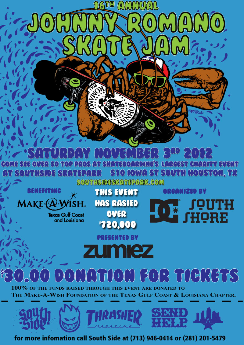 16th Annual Johnny Romano Skate Jam Banner 16th Annual Johnny Romano Skate Jam Banner