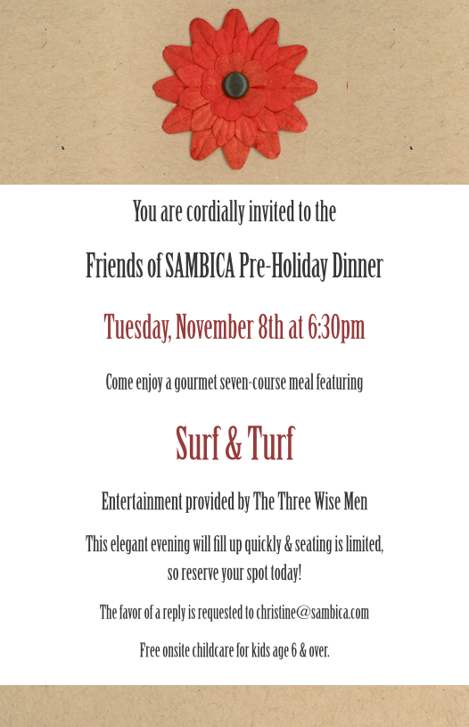 Sambica Dinner Invite Sambica_Dinner_Invite