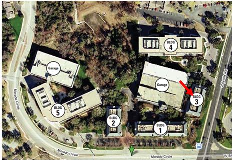 Headspring is located in building 3 (red arrow)