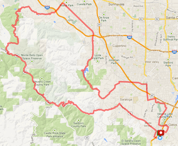 50 Mile Ride for 2013 Route Map 50 Mile Ride for 2013 Route Map