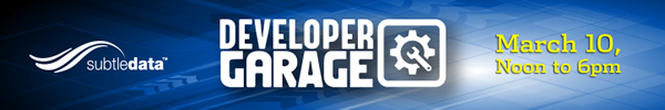 SubtleData Developer Garage SubtleData Developer Garage Header Image
