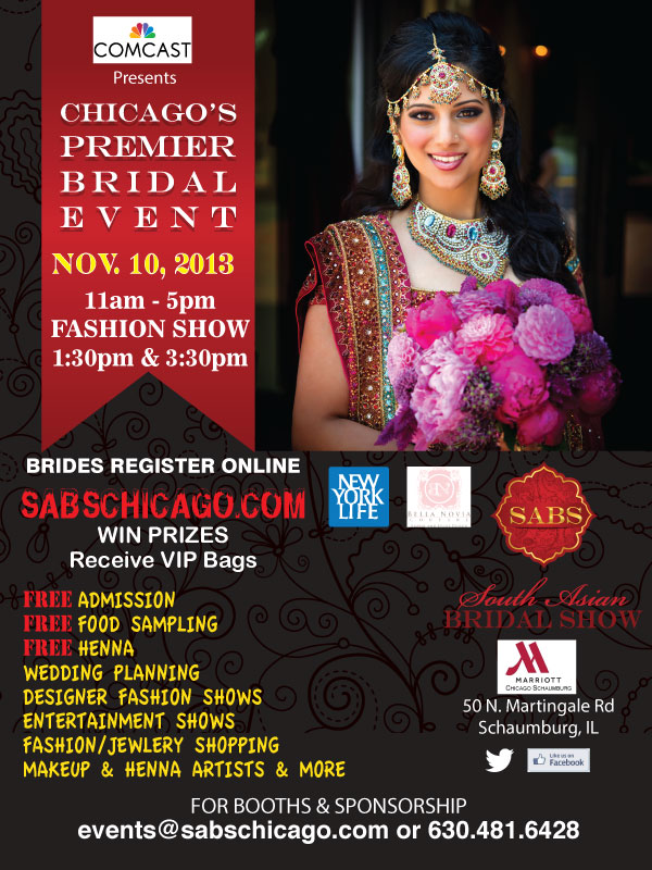 South Asian Bridal Show November Chicag