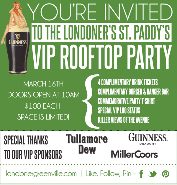 St. Paddy's Day VIP Rooftop Party