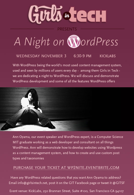 GIT - A Night on WordPress with Ann Oyama GIT - A Night on WordPress with Ann Oyama