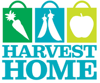 Havest Home Farmers Market logo non profit organization brings farmers market to low income neighborhoods. Premae Skincare beauty will do a silent auction to benefit organization. New york beauty event.