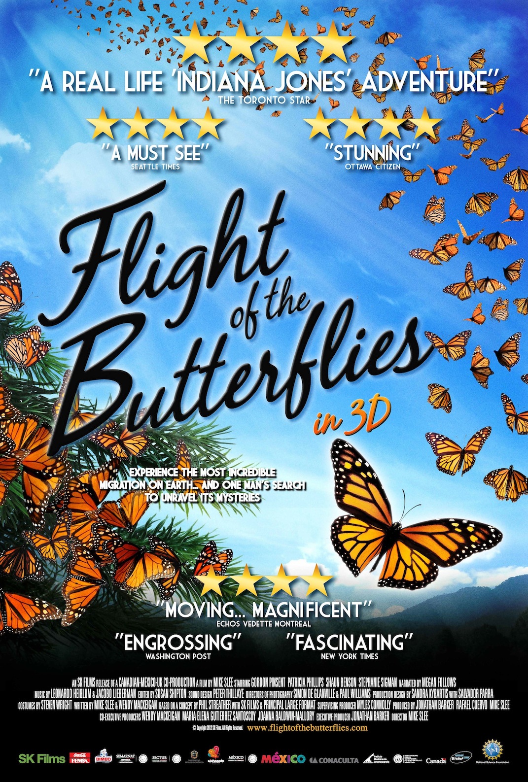 Poster for Flight of the Butterflies 3D by SK Films