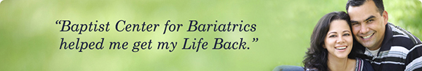 Baptist Center for Bariatrics Banner Image