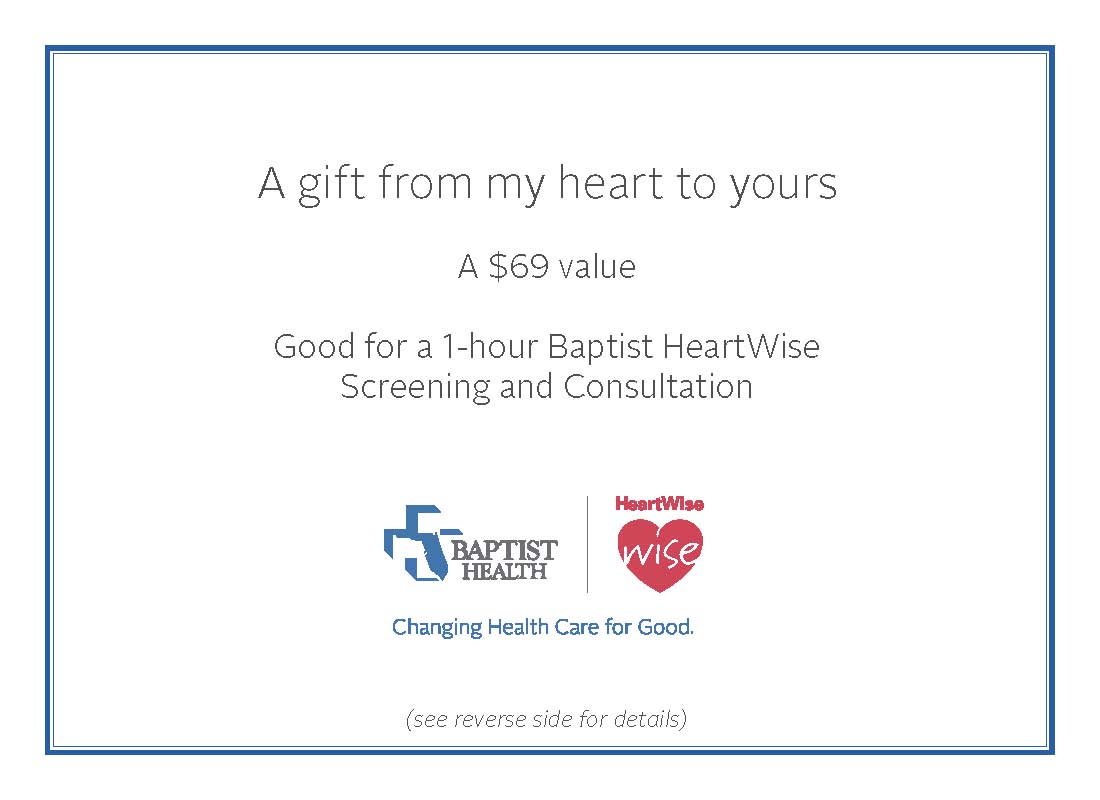 HeartWise Gift Certificate HeartWise Gift Certificate