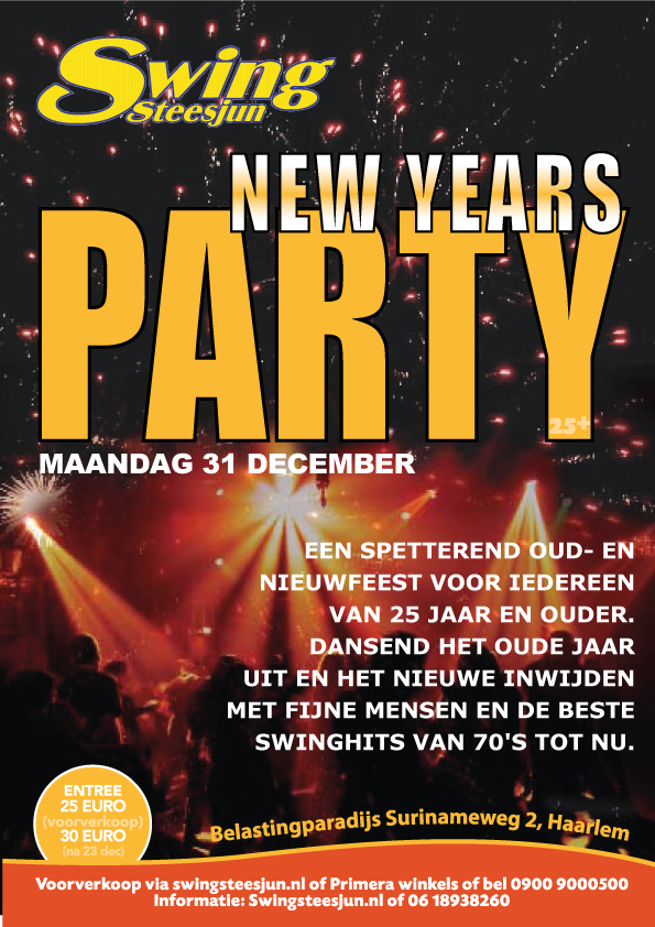 Oud- en Nieuwfeest Haarlem 2012/13 - flyer Oud- en Nieuwfeest Haarlem 2012/13 - flyer