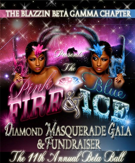 Pink Fire Blue Ice Diamond Masquerade Gala The After